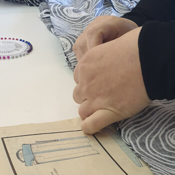 Cutting out your pattern.